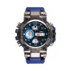 Cool and trendy Korean version watch for male students, waterproof luminous alarm clock for middle and high school students, and powerful electronic watch box for teenagers details Picture